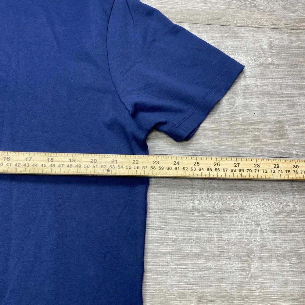 Banana Republic Polo Shirt Mens XL Navy Blue Luxe Touch Performance Casual